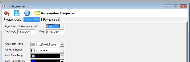 Axoft Tarih Kilitleme